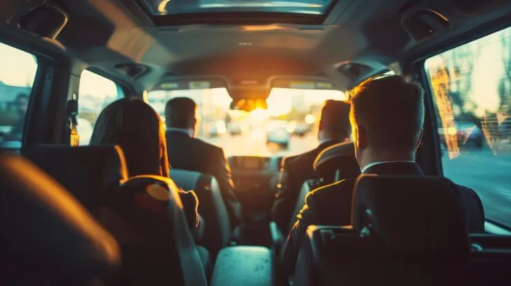 group-people-are-sitting-car-with-one-person-wearing-suit
